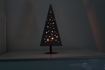 Weihnachtsbaum mini / motiv-Lochung 290 rostend